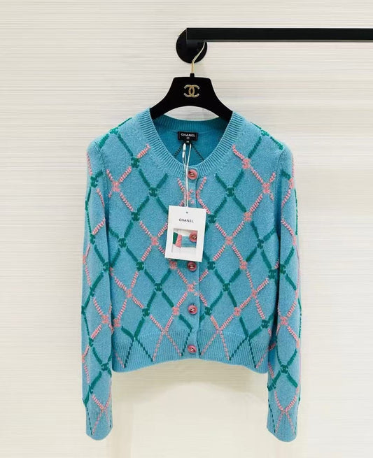 Blue cardigan 38