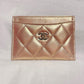 Chanel 21k flat card case